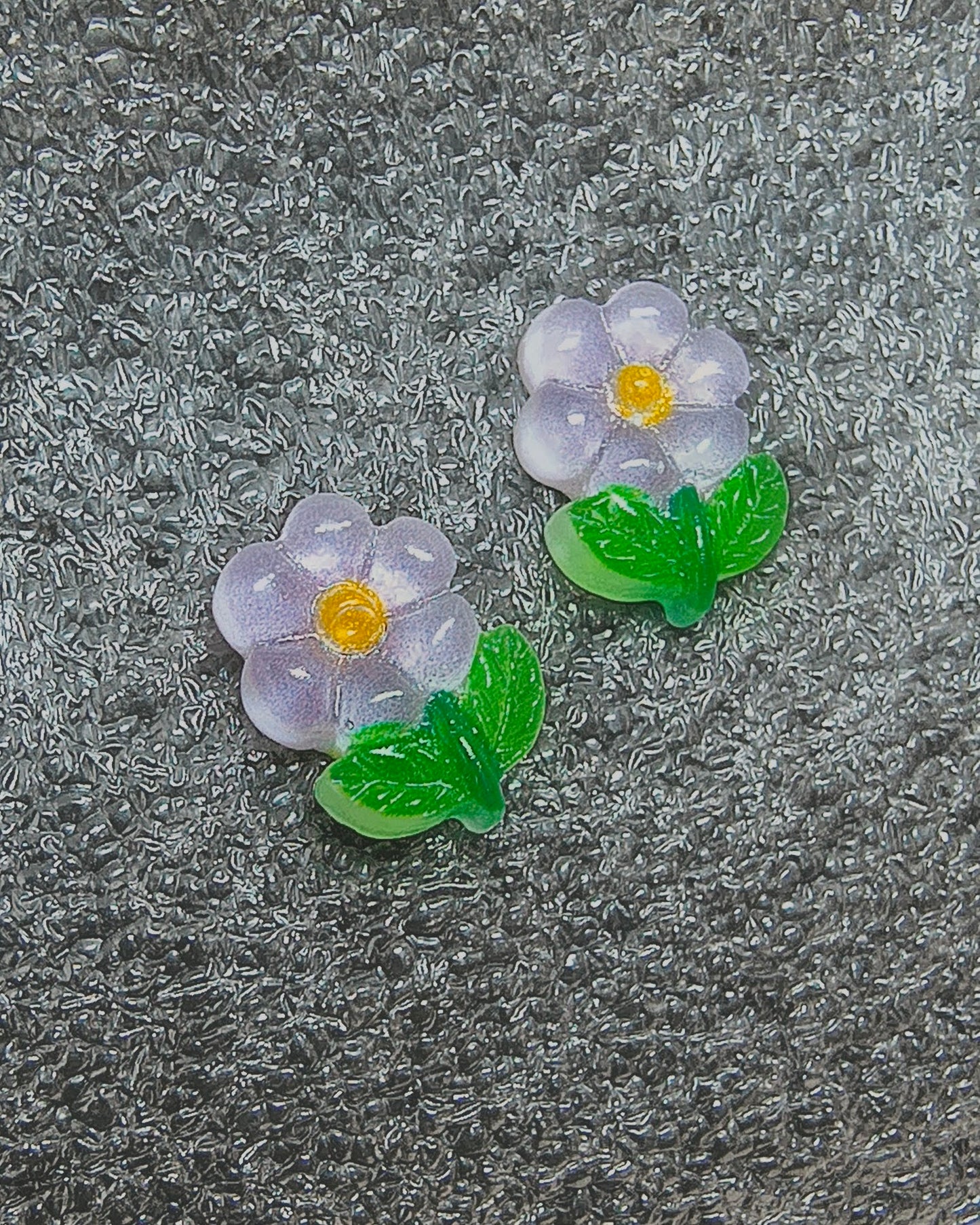 Korean blossom stud earrings
