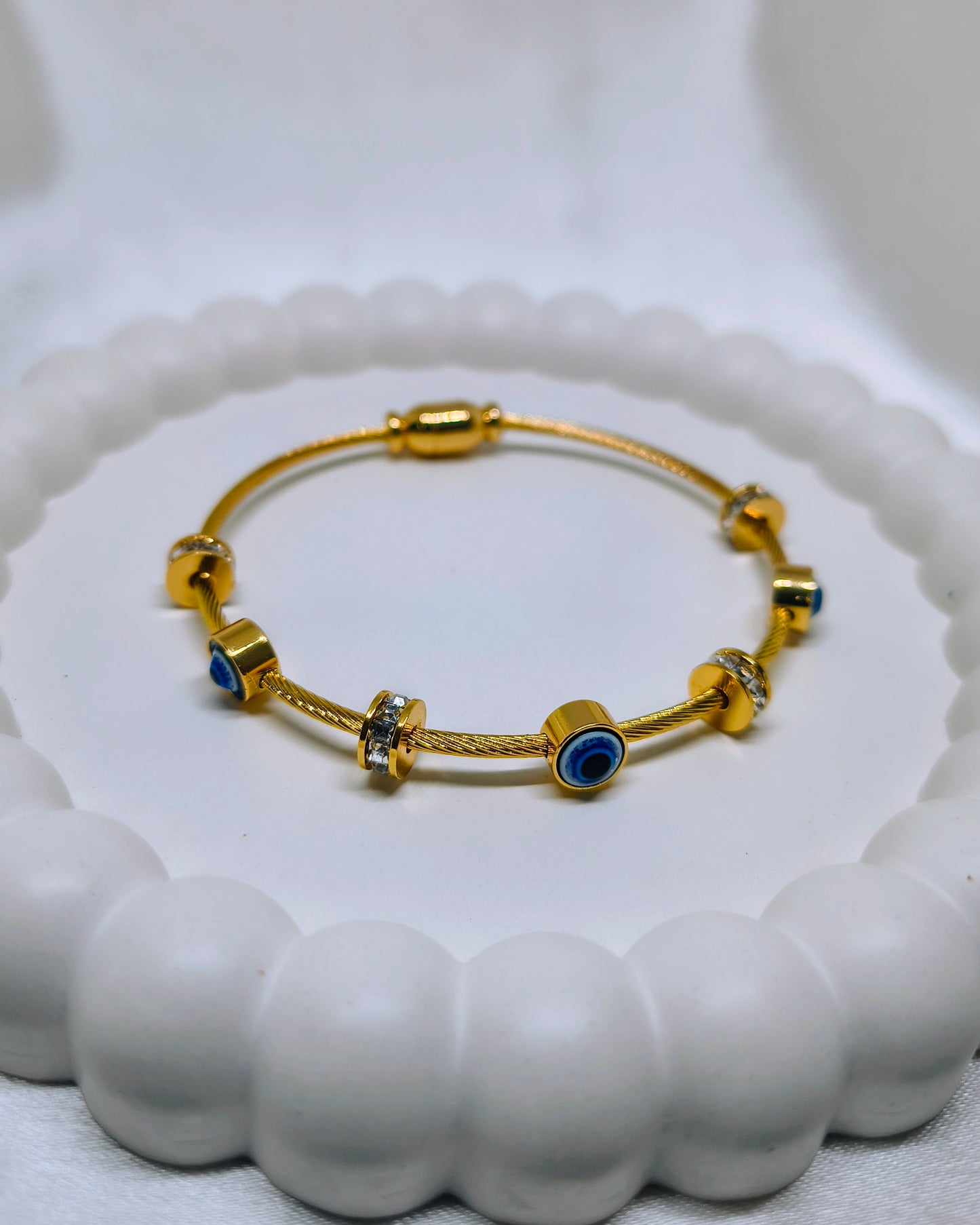 Evil eye charm bracelet