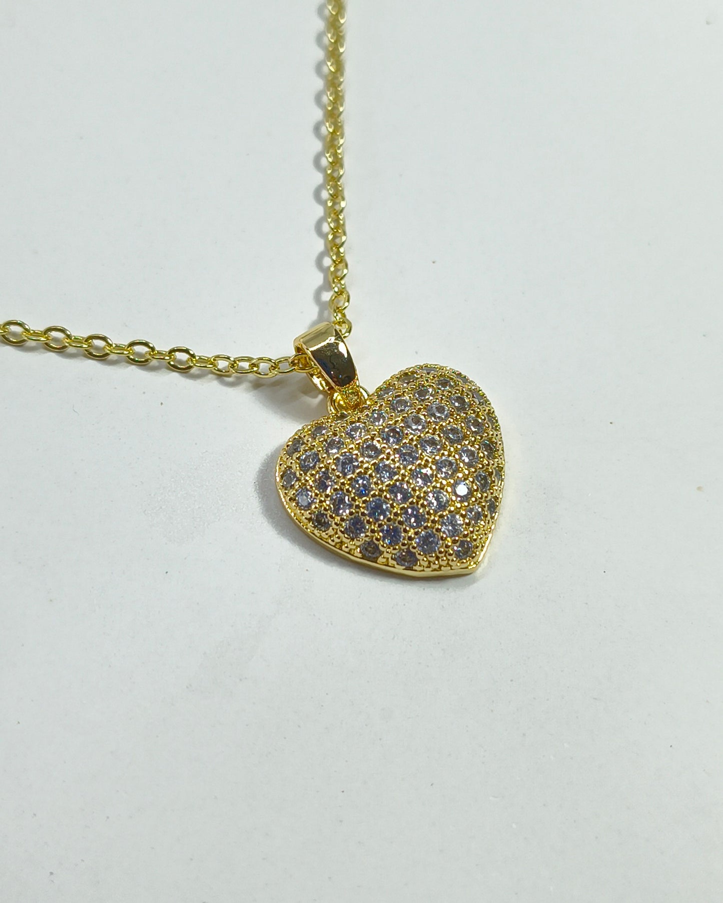 Crystal Heart Pendant Necklace