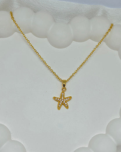 Sea Glow Starfish Pendant Necklace