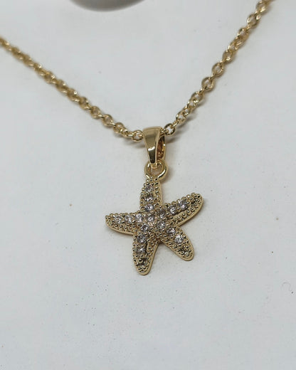 Sea Glow Starfish Pendant Necklace