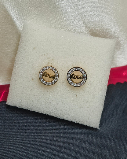 Forever love mini stud earrings