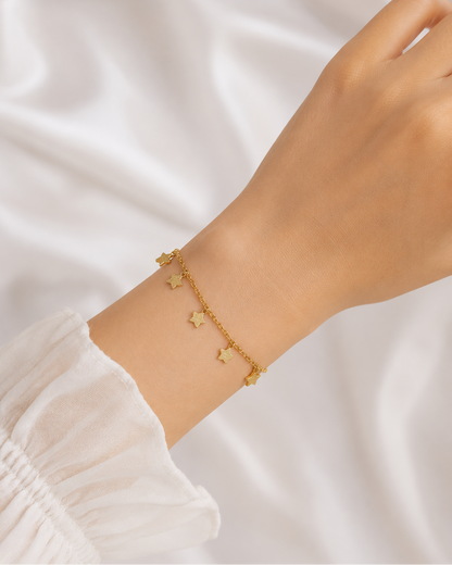 Aurora Star Charm Bracelet