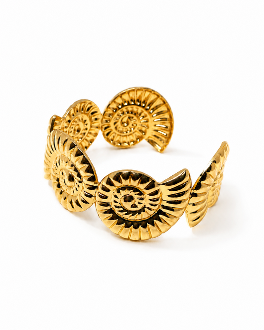 Bloom statement cuff bracelet