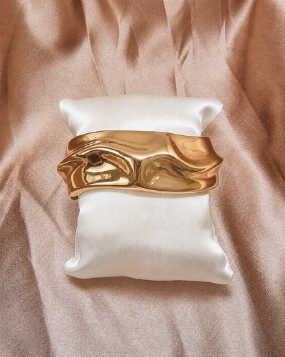 Celestial sculpted kada bracelet