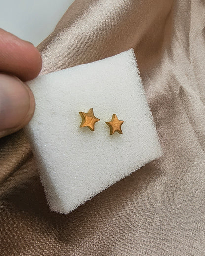 Lucky star mini stud earrings