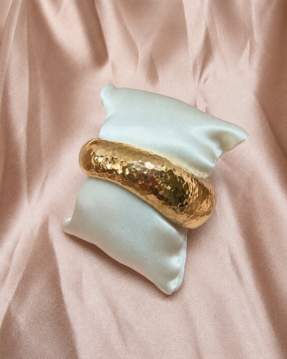 Textured dome statement kada bracelet