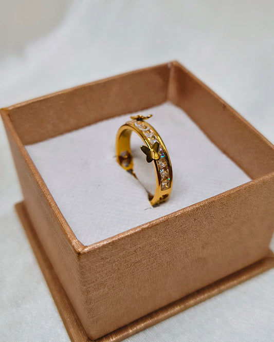 Butterfly spark adjustable ring