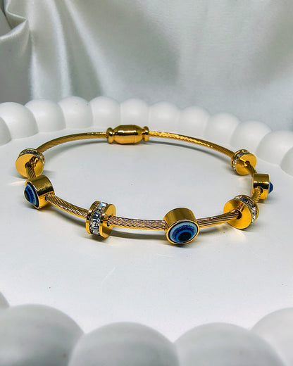 Evil eye charm bracelet