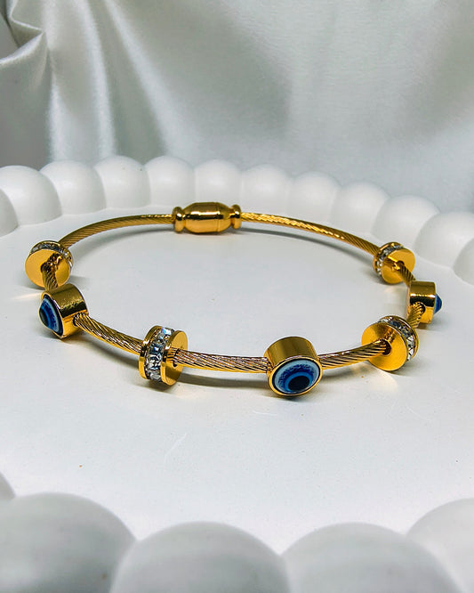 Evil eye charm bracelet