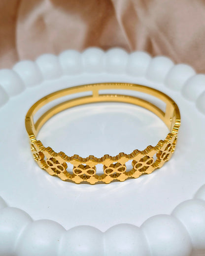 Infinity charm kada bracelet
