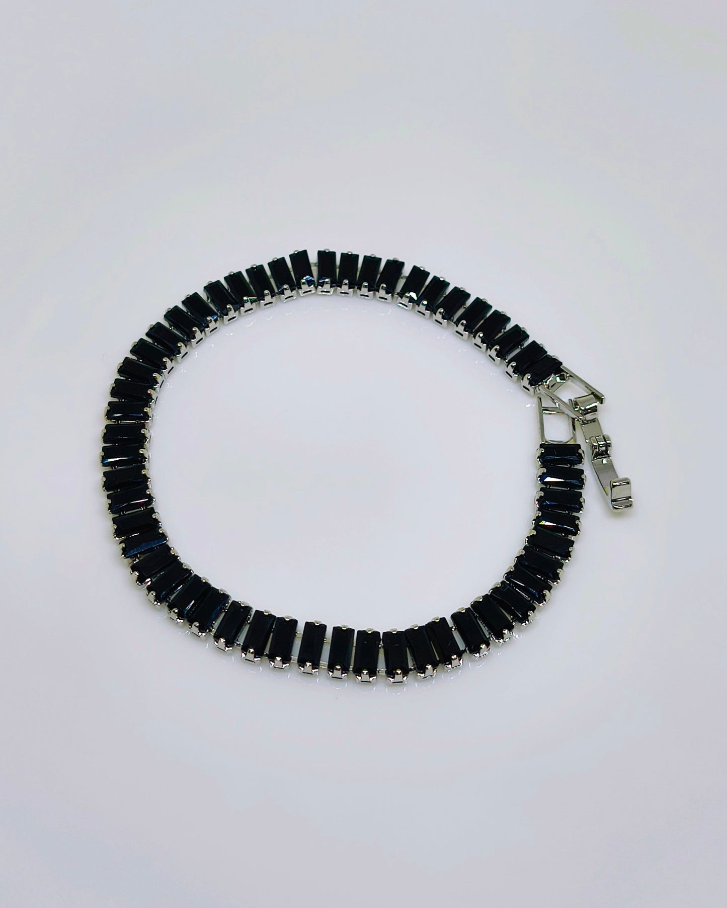 Midnight black tennis bracelet