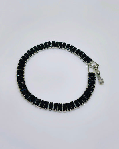 Midnight black tennis bracelet