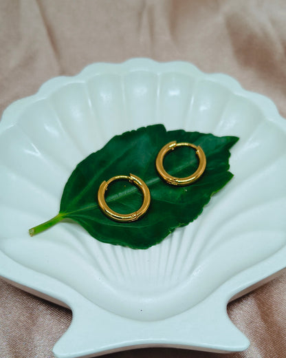 Everyday huggie hoop earrings