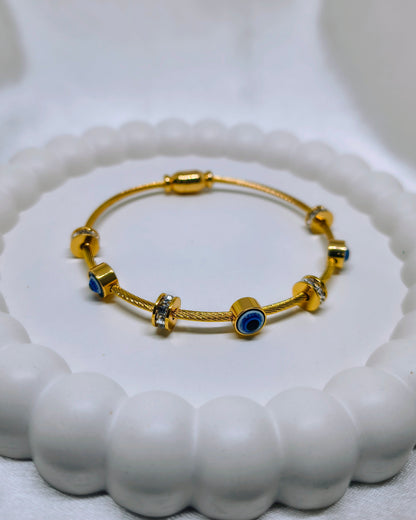 Evil eye charm bracelet